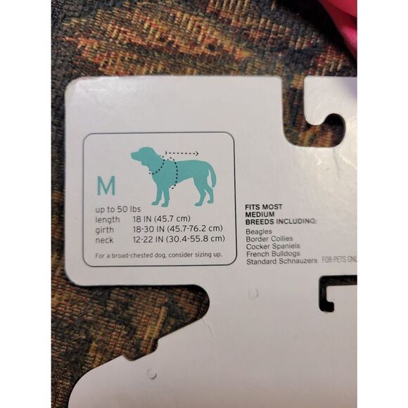 Boots and Barkley Pink and Orange  Medium Puffer Vest - Picture 3 of 7